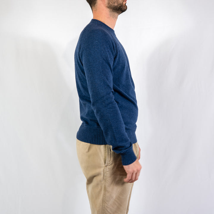 Sebas wool cashmere - blue riviera mel