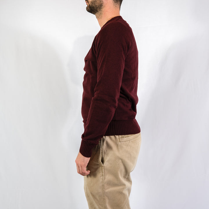 Sebas wool cashmere - red brown Mel