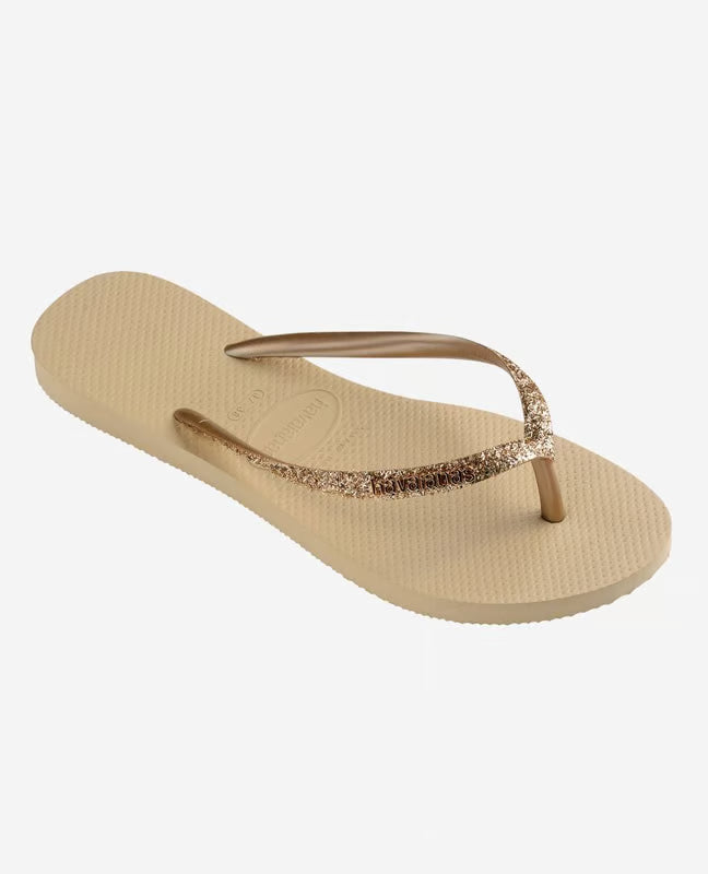 Slim Glitter -Sand Grey
