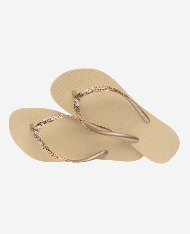 Slim Glitter -Sand Grey
