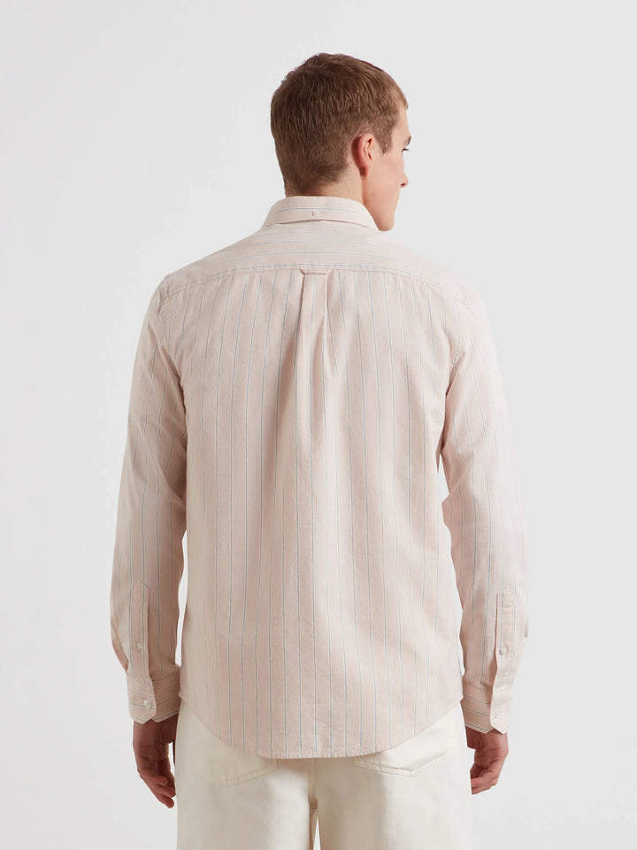 Steen wide stripe LS - 667 floral pink marl