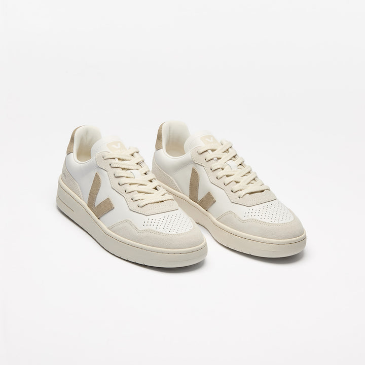 V-90 OT leather / white taupe