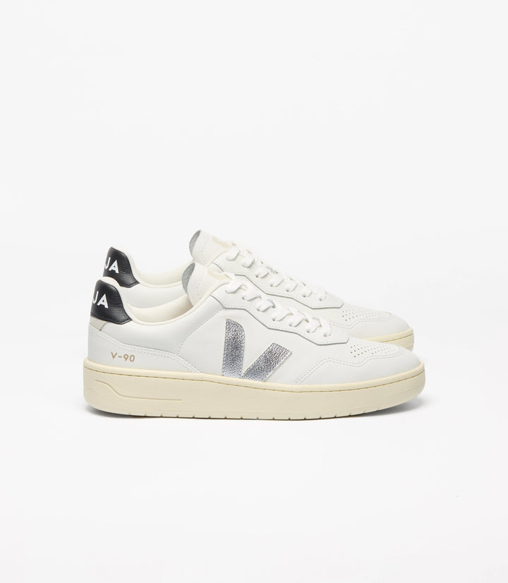 V-90 OT leather / white-silver black