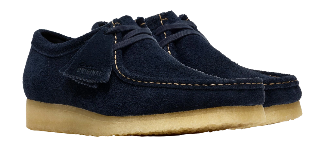 Wallabee - Marineblauw suède